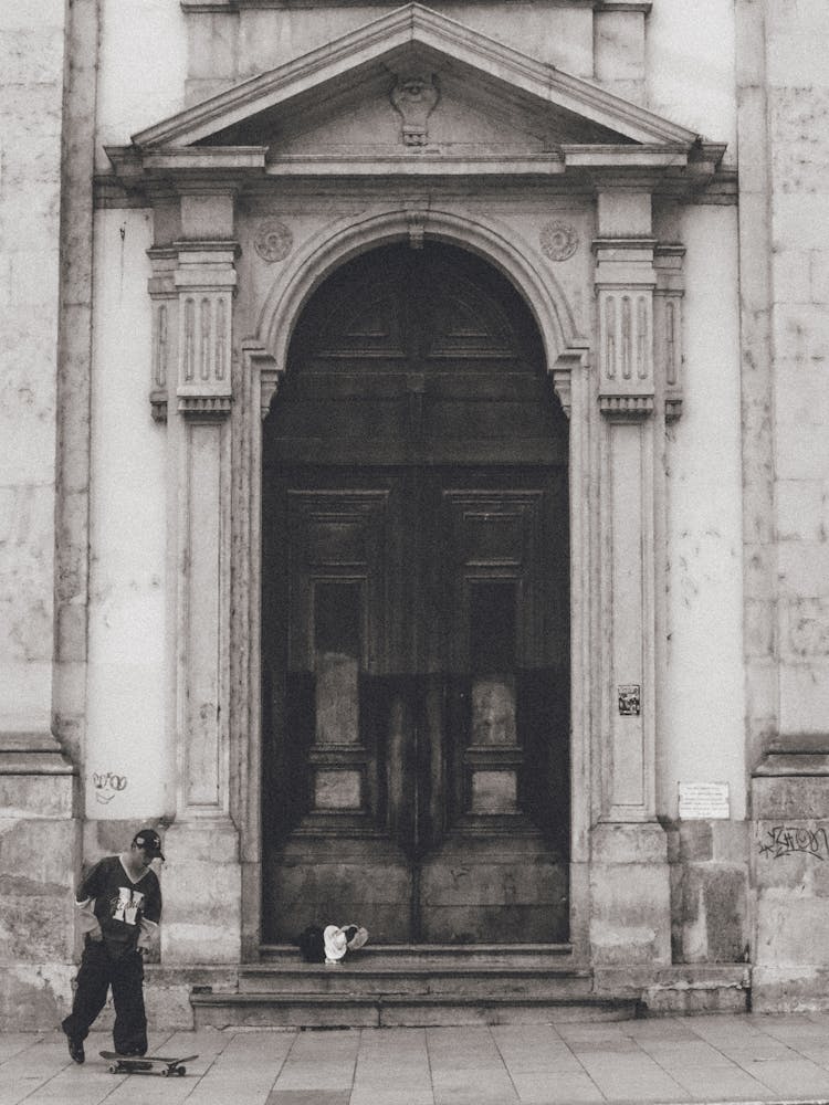 Skating The Church Of The Holy Body - Lisbon, Portugal