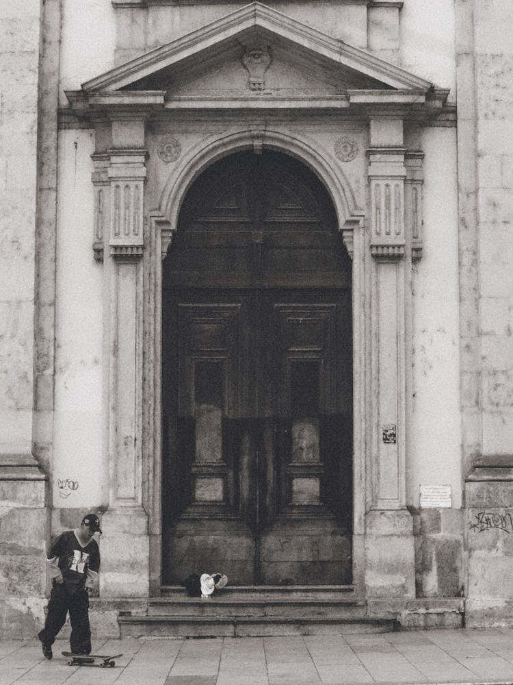 Skating The Church Of The Holy Body - Lisbon, Portugal