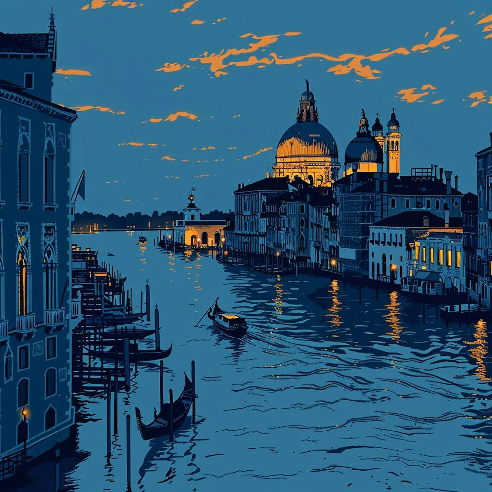 A Venice With Grand Canal Lofi Illustration 1720474664 1