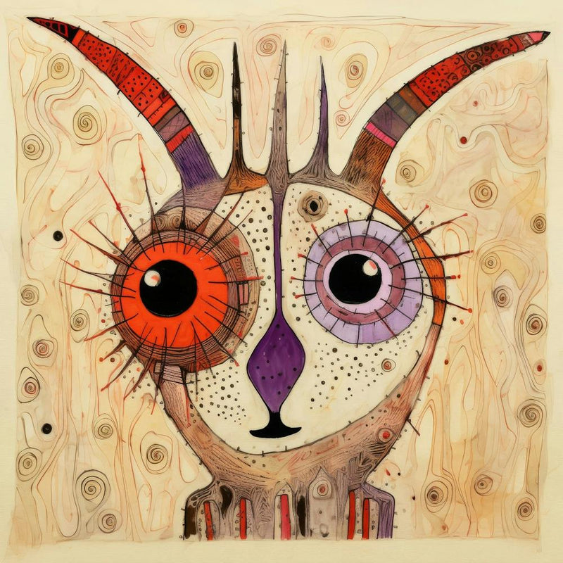 Abstract Artic Hare