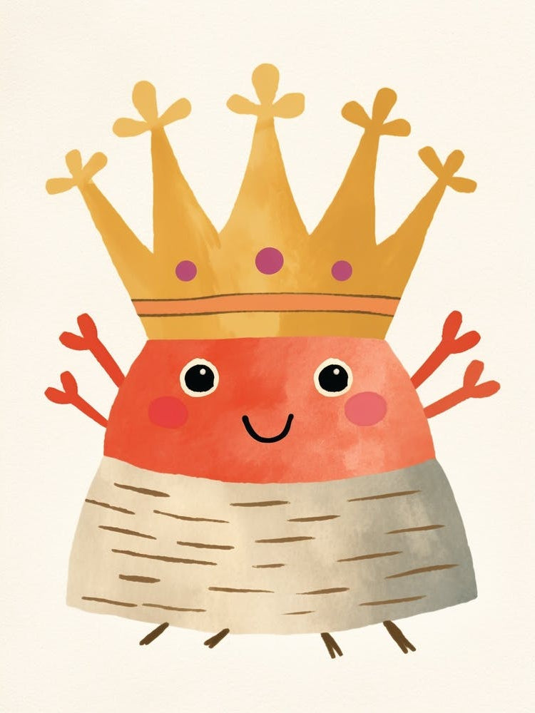 Little Crab 2 Wearing A Crown