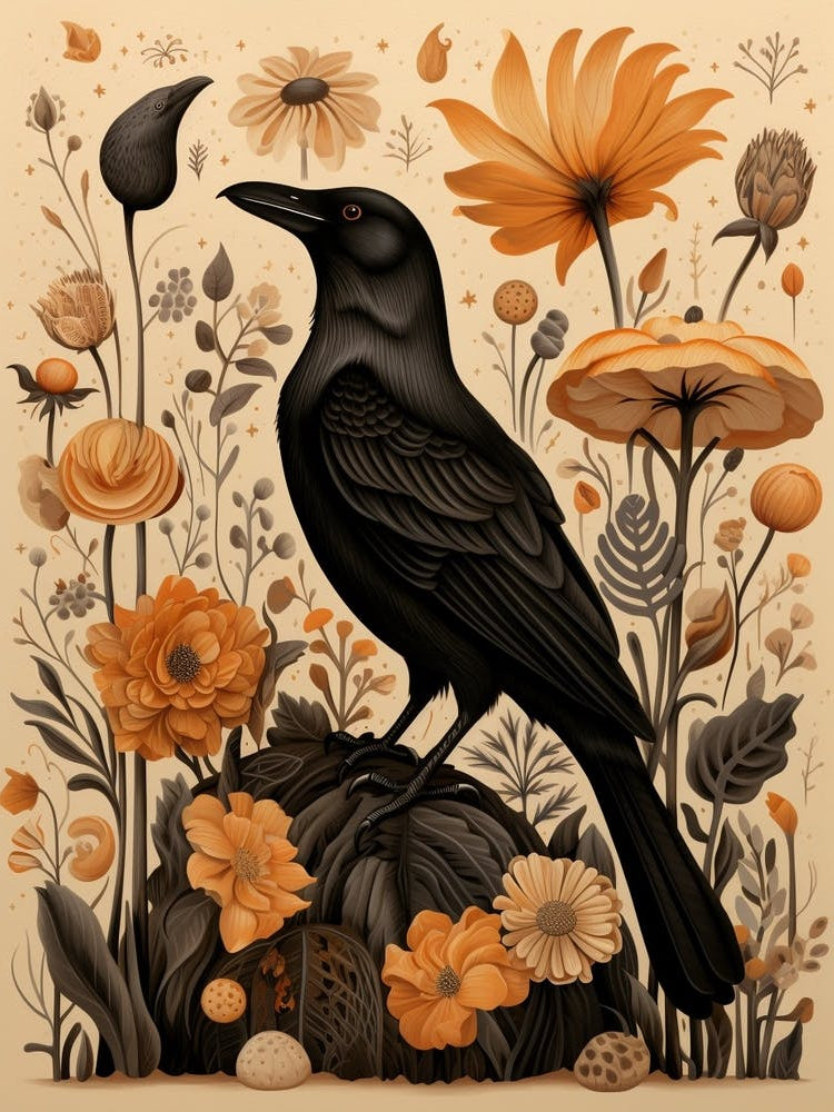 Fall Foliage Raven 2