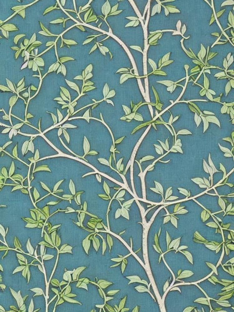 European 2 Mountain Ash tree Vintage Botanical