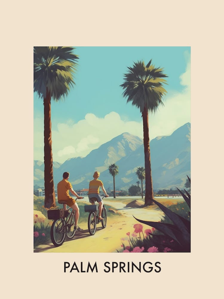 Palm Springs, Usa 1 Vintage Travel Poster
