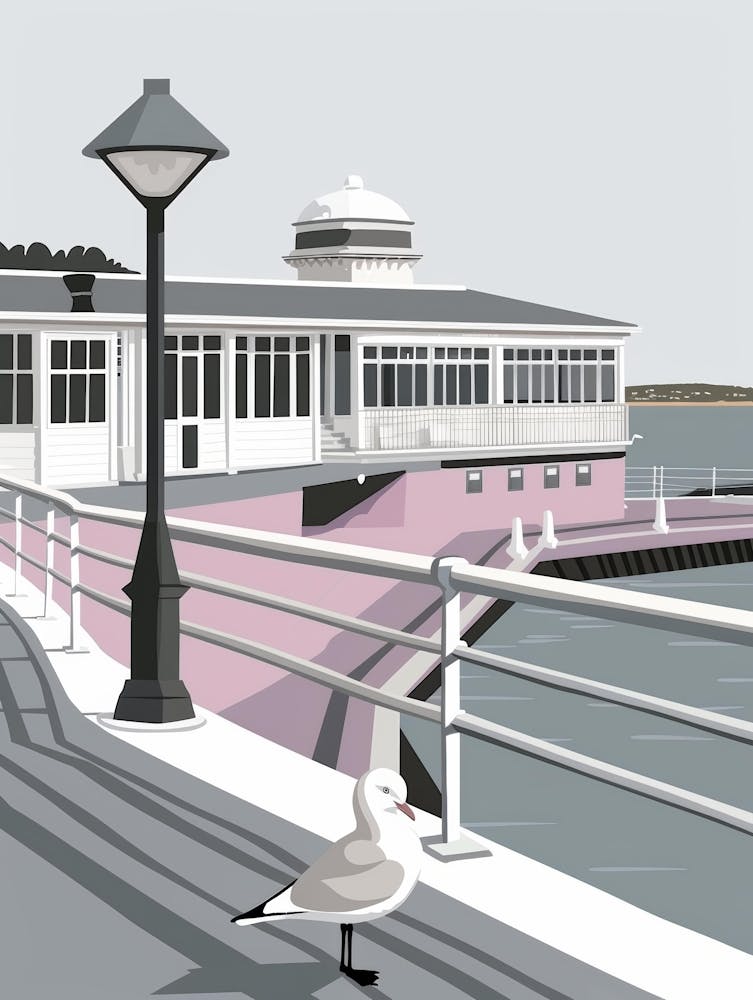 Seagull On Pier