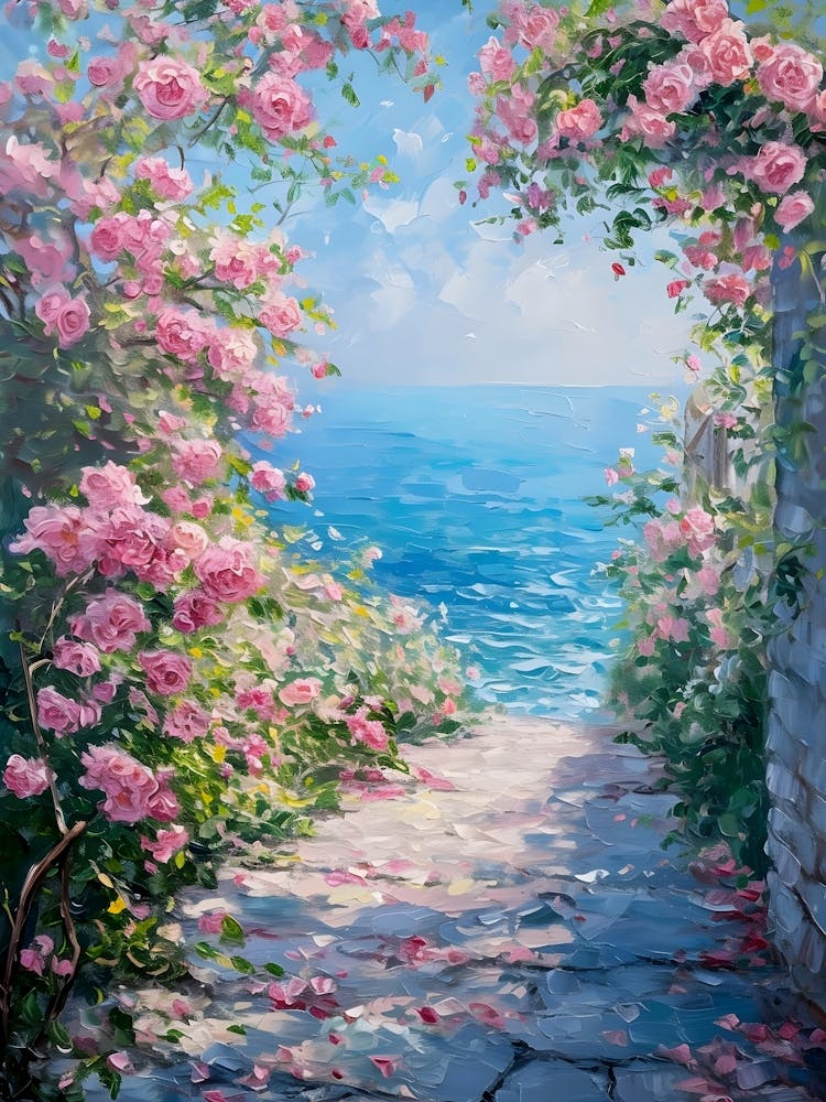 Roses By The Sea
