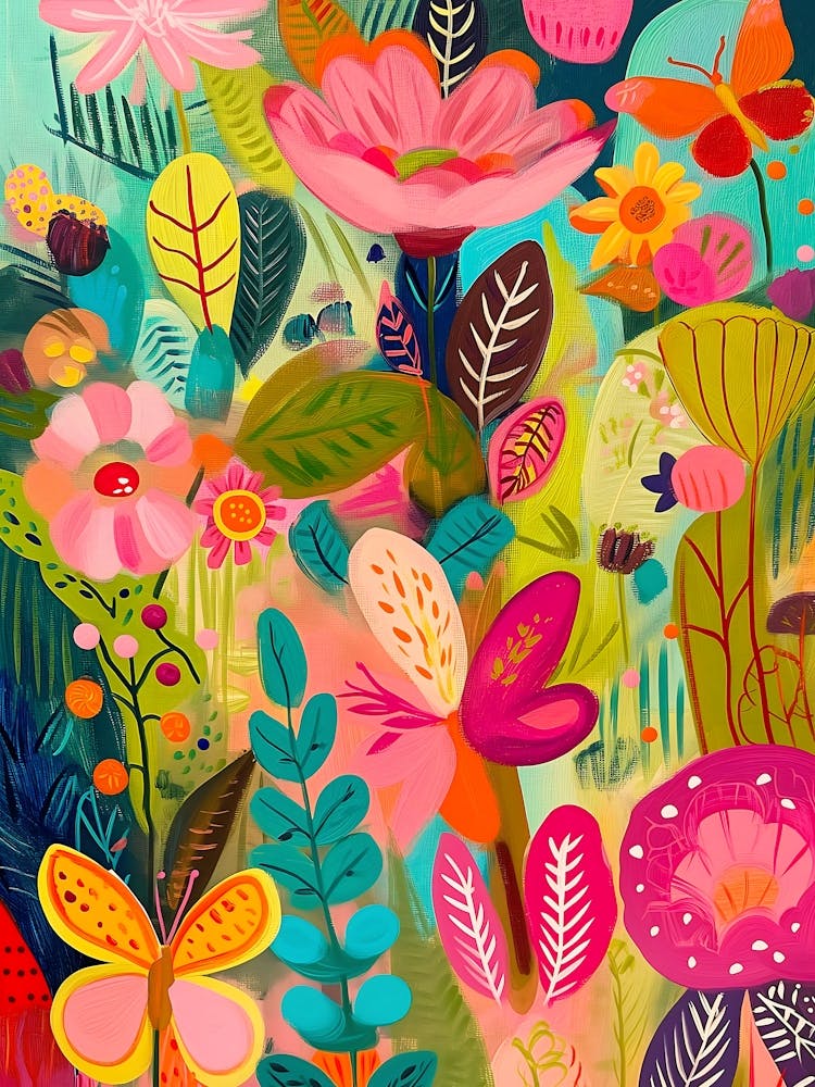 Colorful Flower Garden