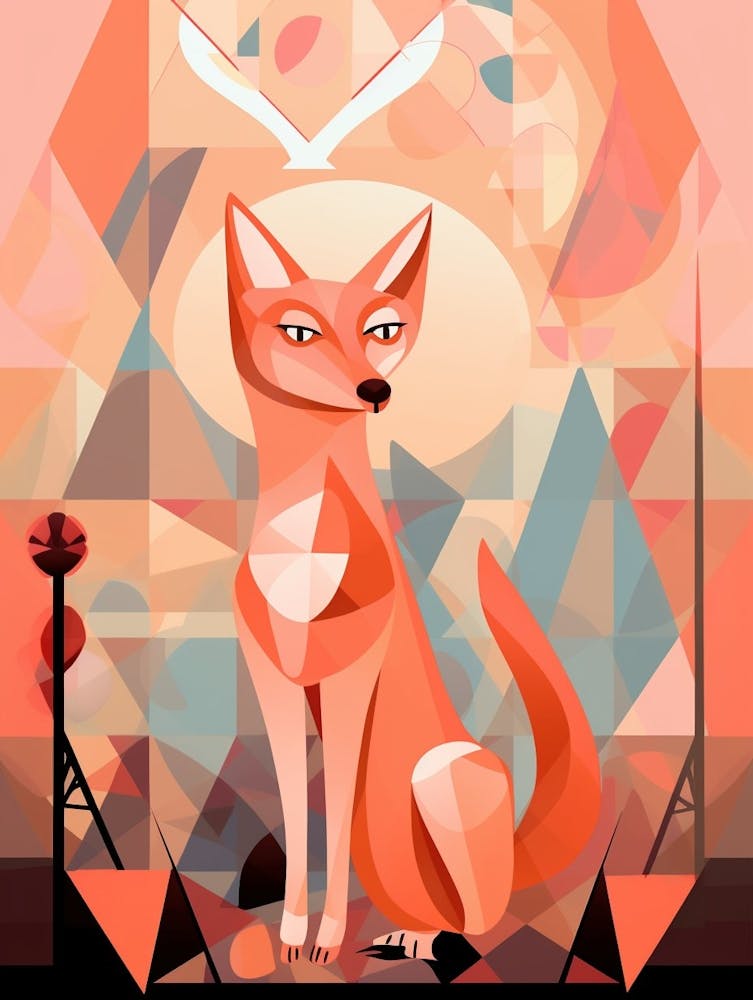 Abstract Geometric Animals 10