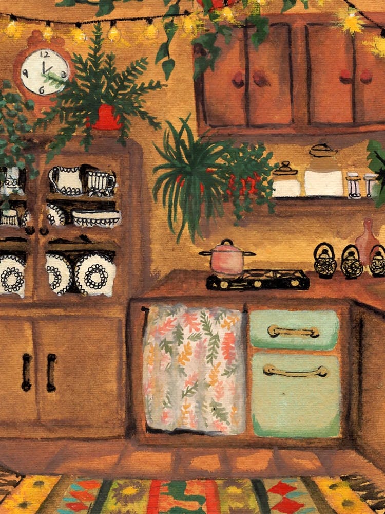 Cottage Rustic Kitchen Boho