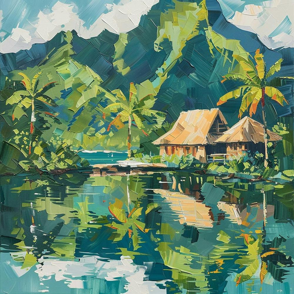 A Tahiti In French Polynesia Oil Painting Illust 1720357430 1