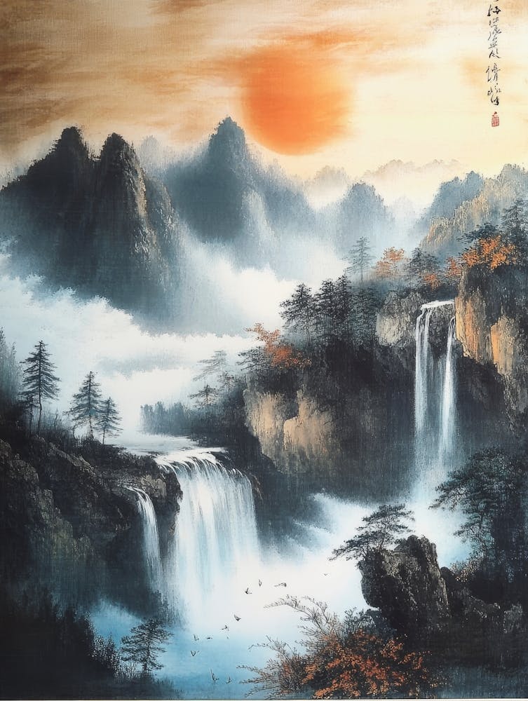 Chinese Traditional Painting Of Landscape 1