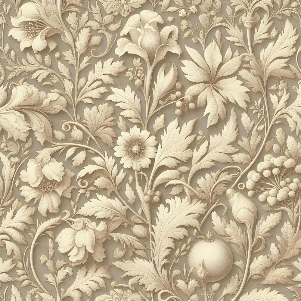 Gold Floral