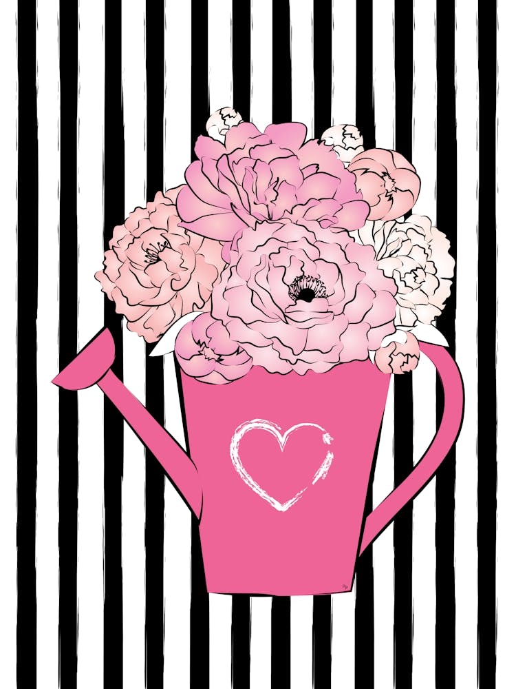 Pink Watering Can