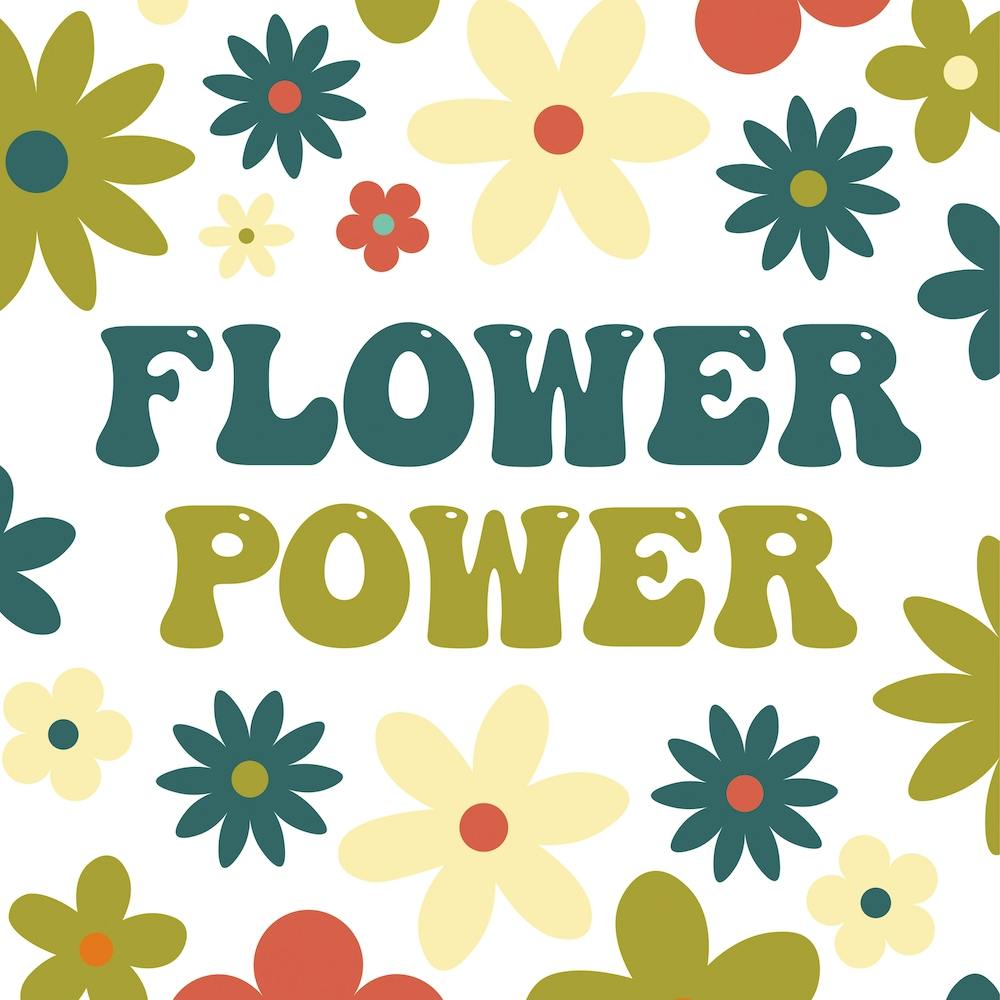 Flower Power Nature Square