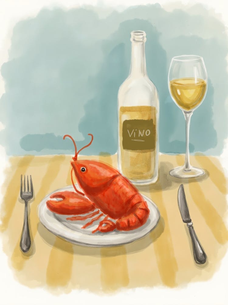 Lobster And Wine