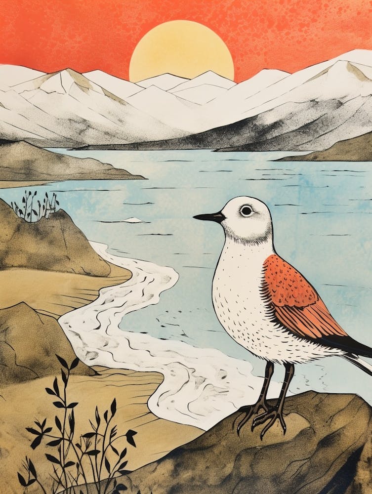 Bird Illustration Dunlin 3