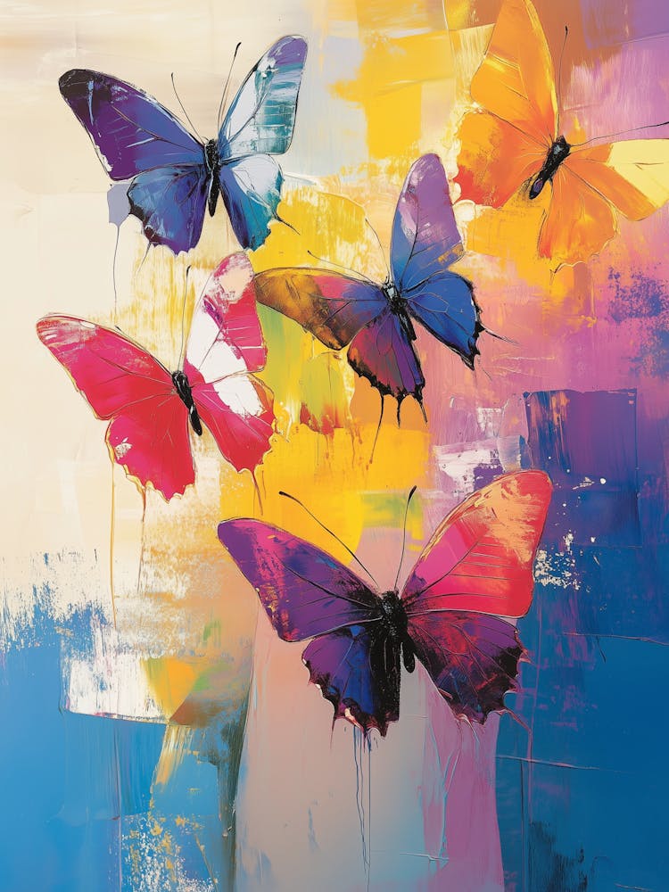 Abstract Butterflies