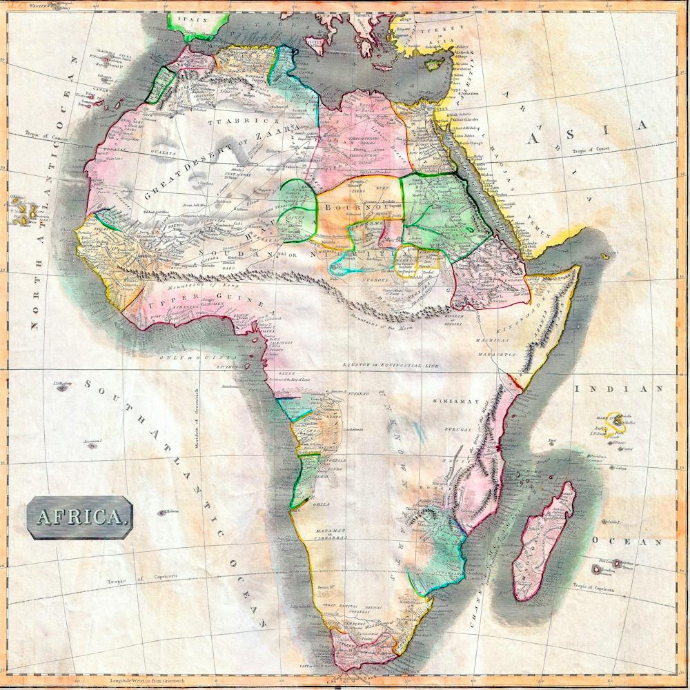 Map Of Africa 2