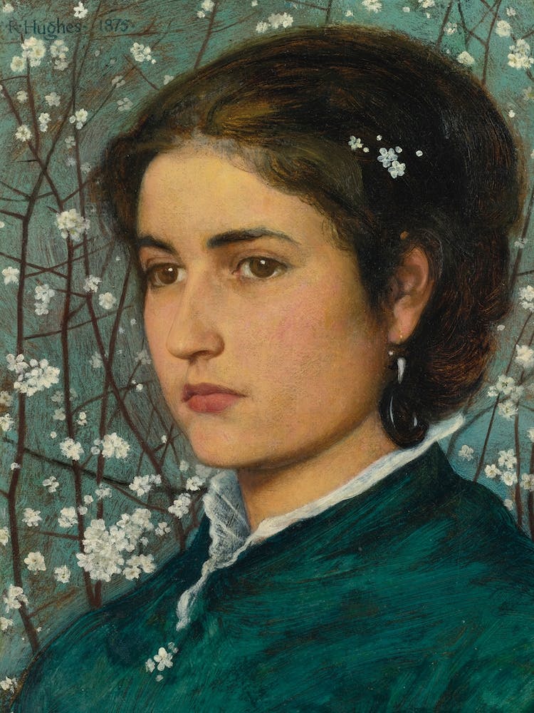 A Young Beauty, Edward Robert Hughes