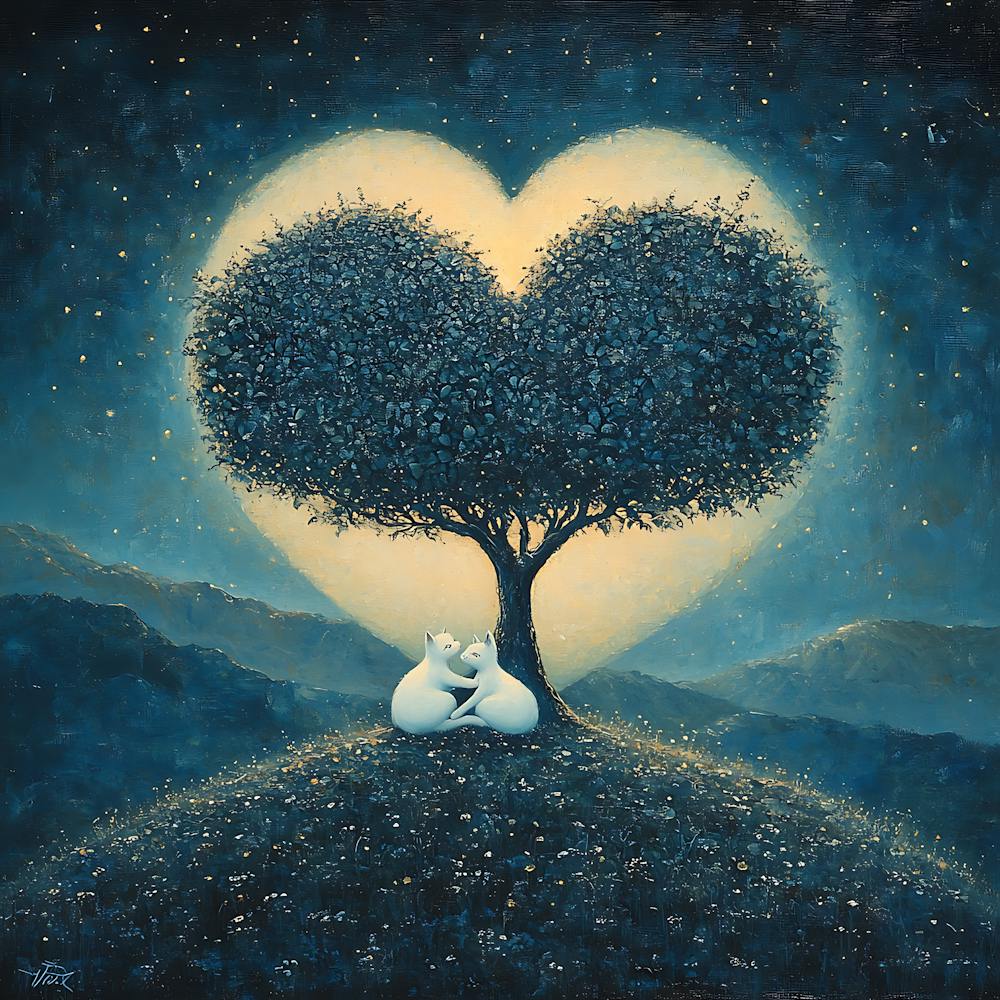 Dreamy Surrealism Cat 4