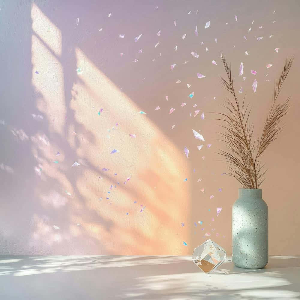 Vase Of Flowers On A Table