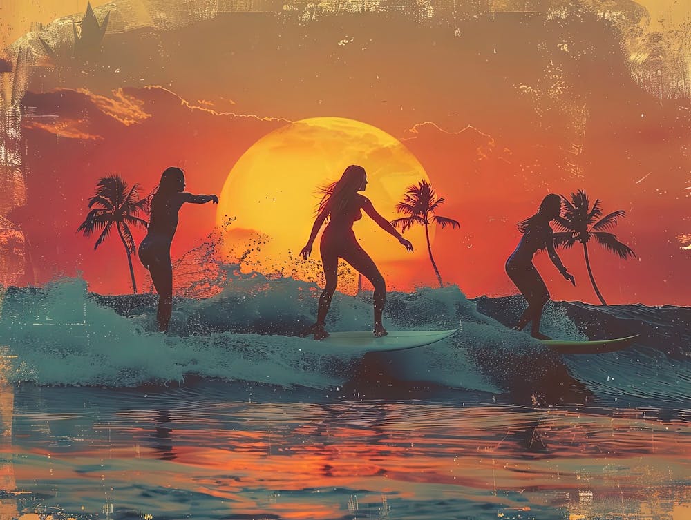 Sunset Surfers