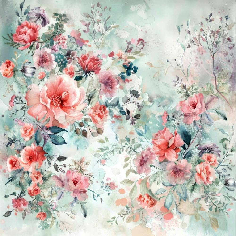 Floral Watercolor Painting