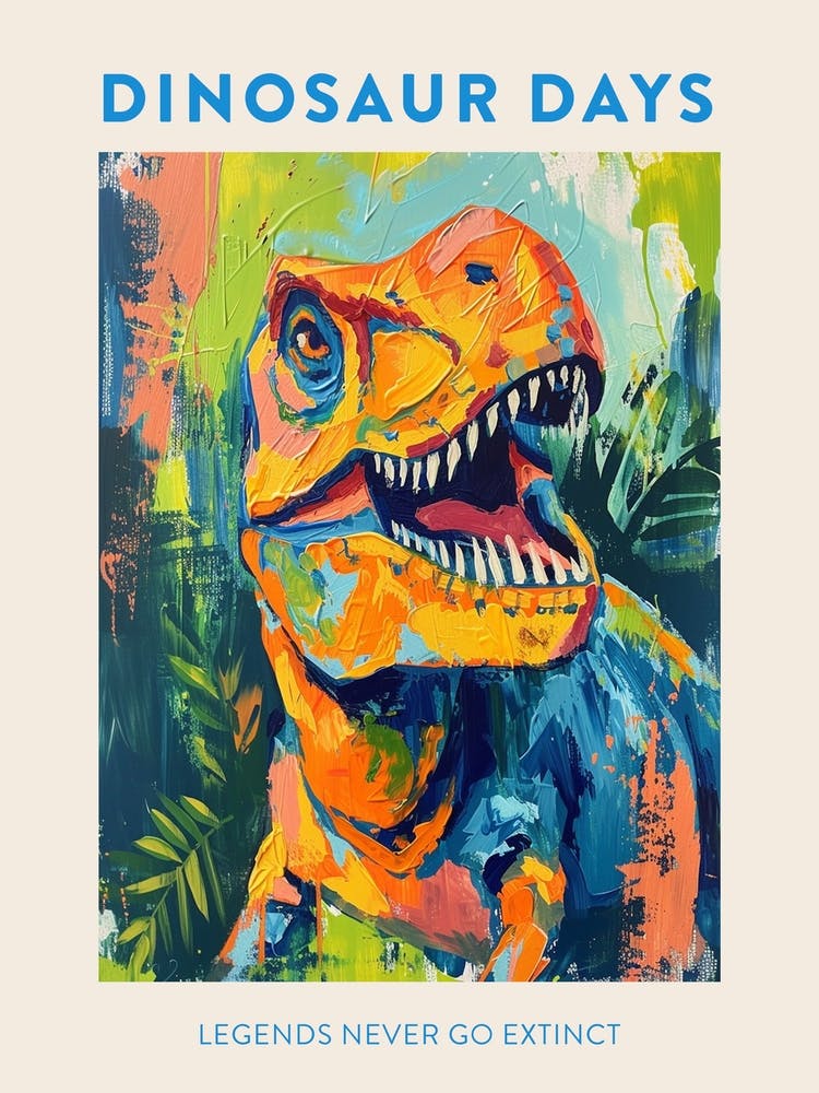 Affiche Dinosaure Légendes Jamais Éteintes 3