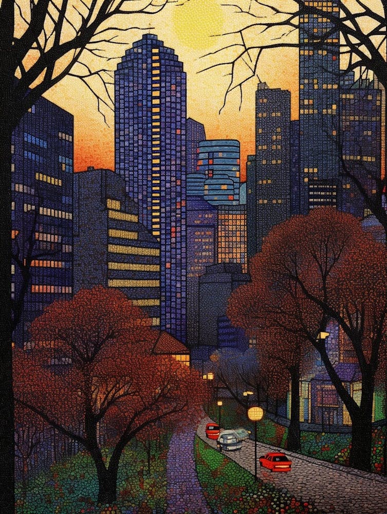 Bellevue Washington Pixel Art 3