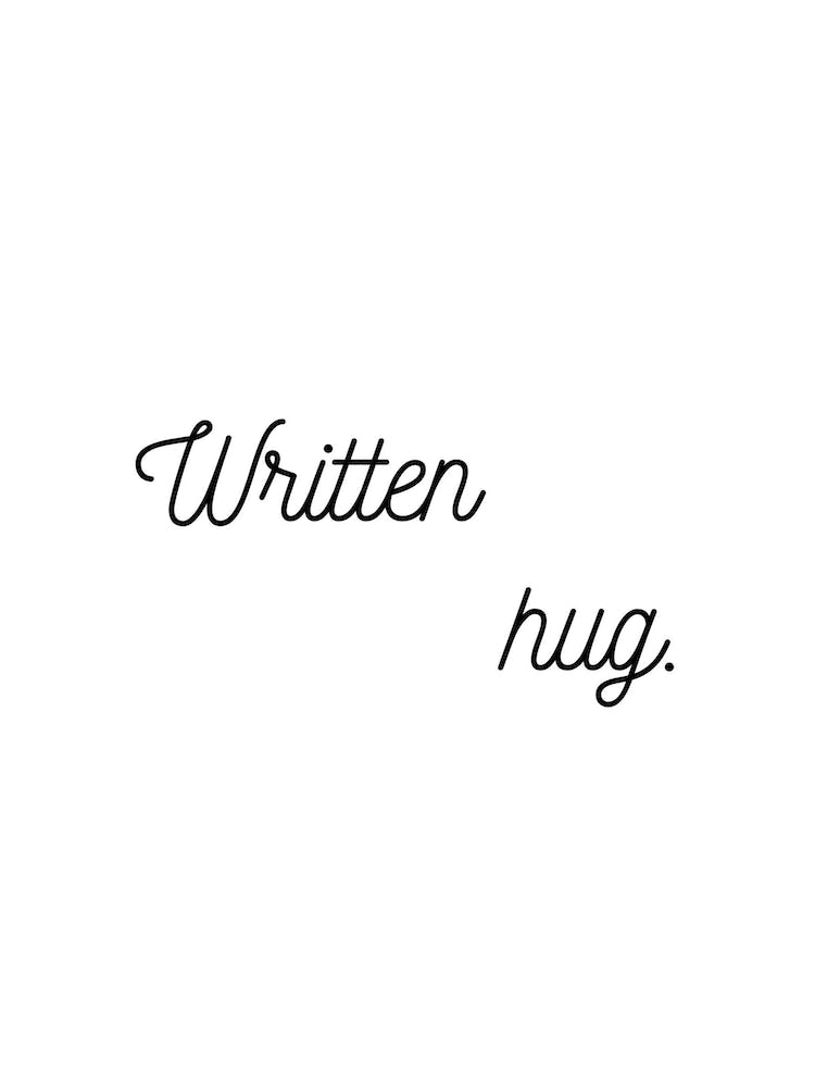 Written Hug White