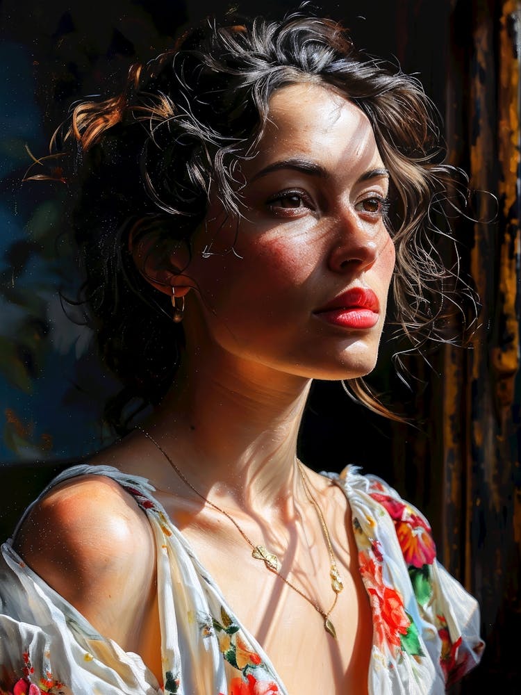 Portrait Of A Woman painting 1