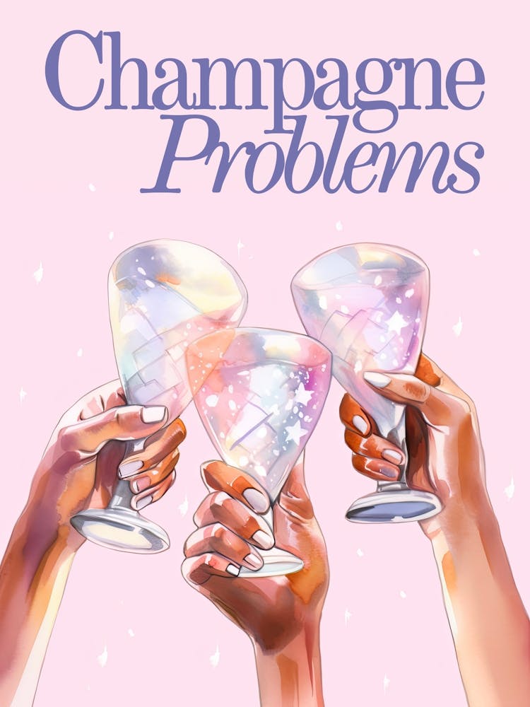 Champagne Problems Pink