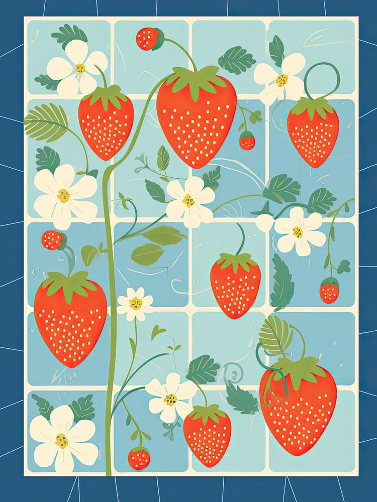 Strawberries Illustration 8