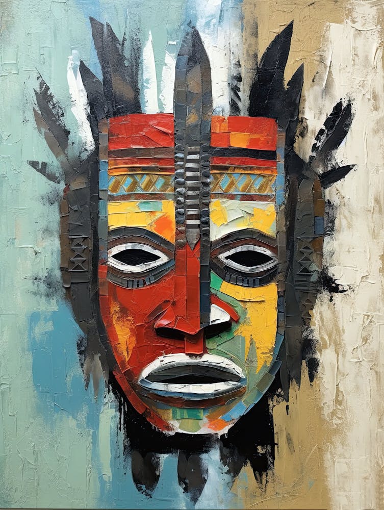 Cheyenne Chants through Masks - Native Americans Series