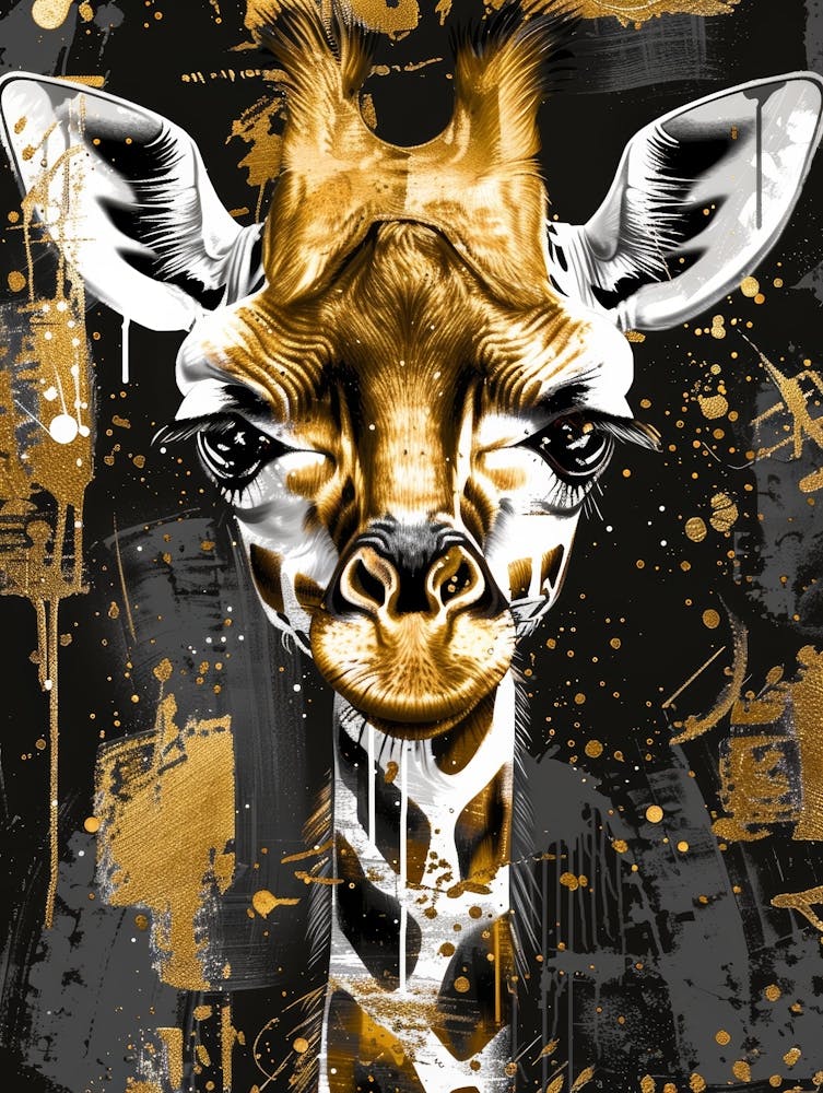 Gold Giraffe 1