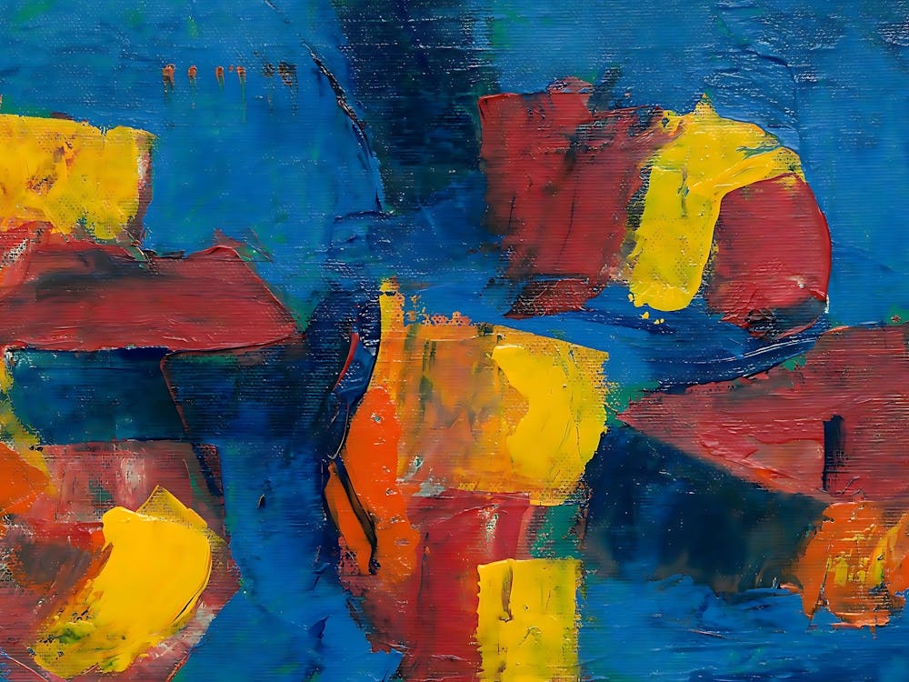 Echoes of Color Abstract