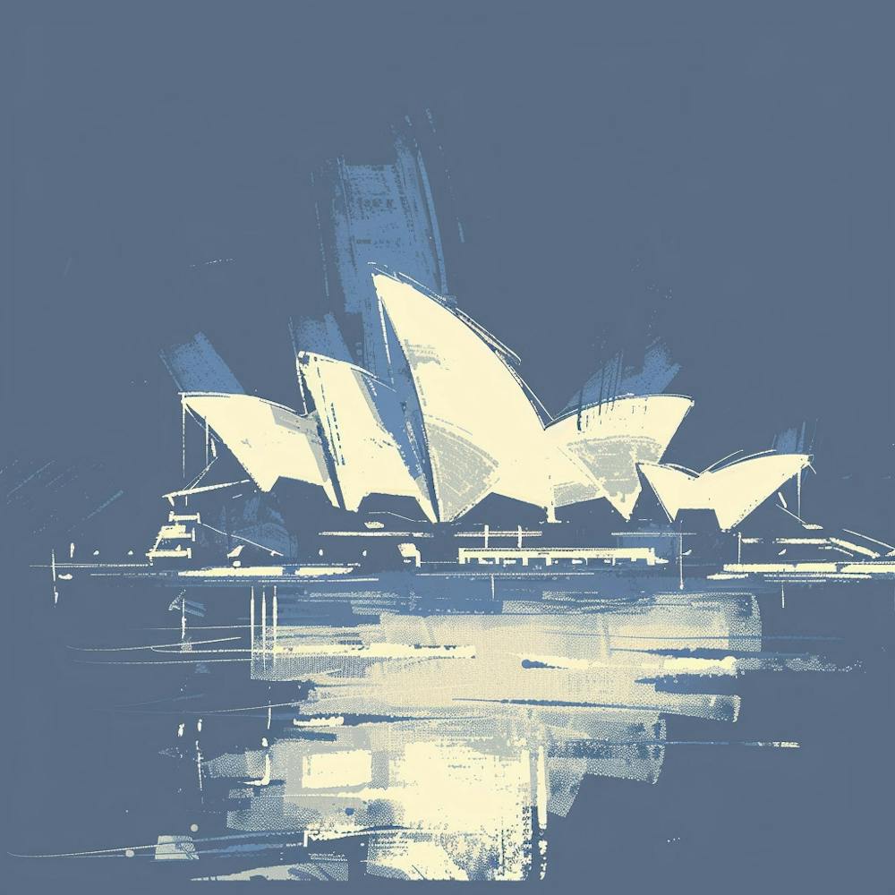A Sydney Opera House In Sydney Expressiver Strich 1720433386 4