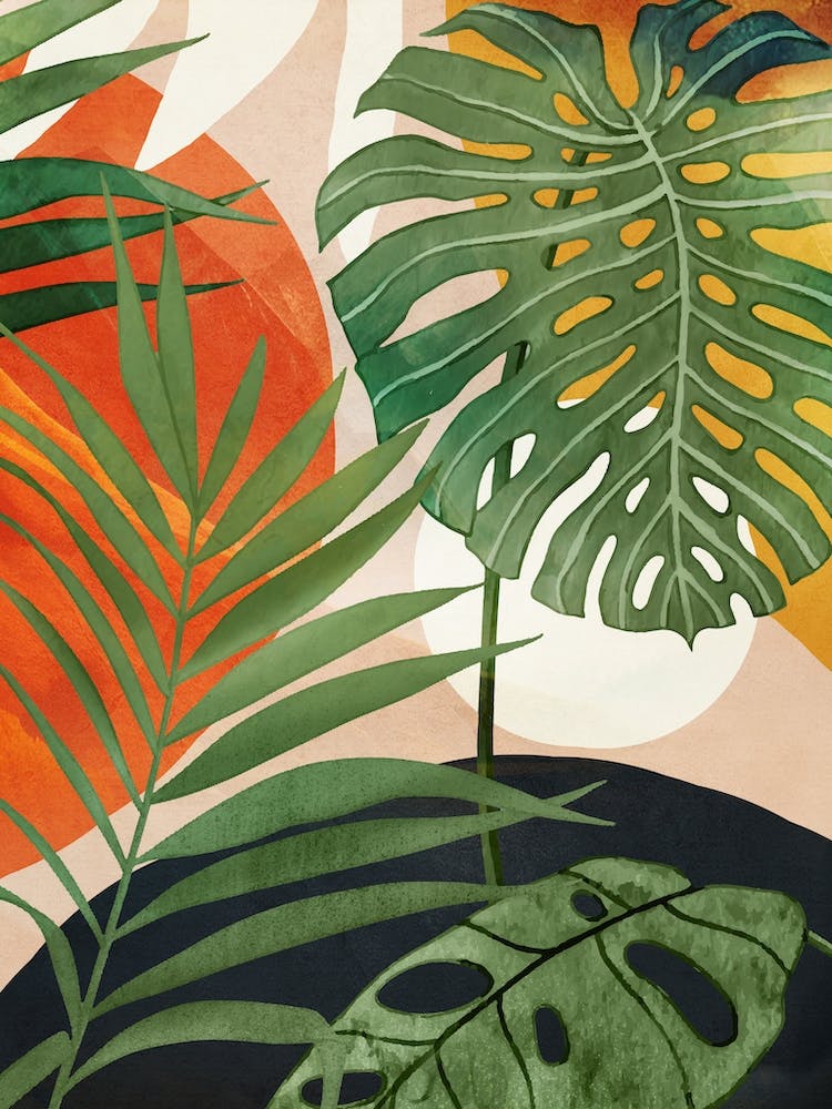 Tropical Summer Abstract Art 7