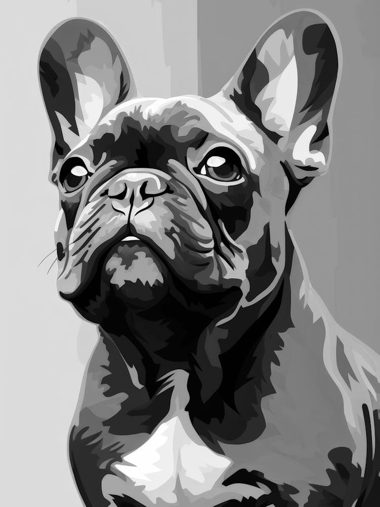 French Bulldog Painting