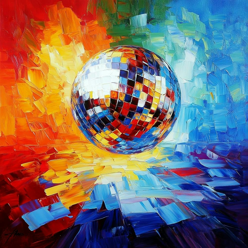 Disco Ball Art 18