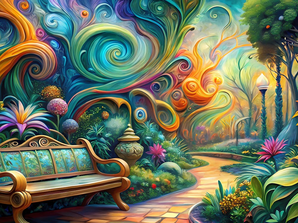 van gogh Psychedelic Painting