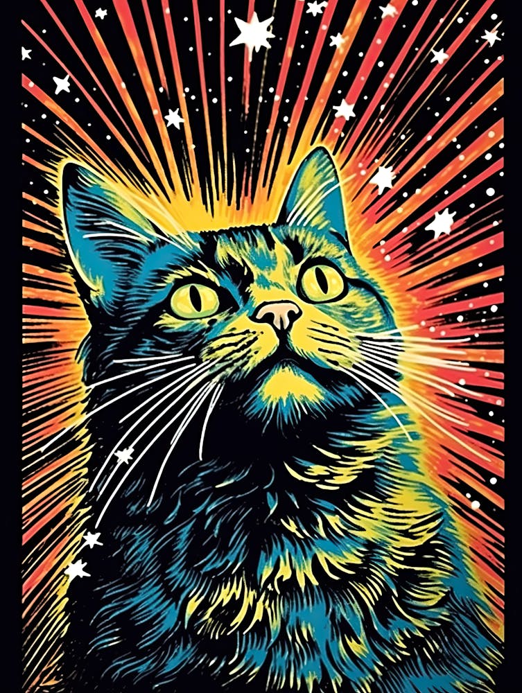Galactic Purrzone, Psychedelic Cats series