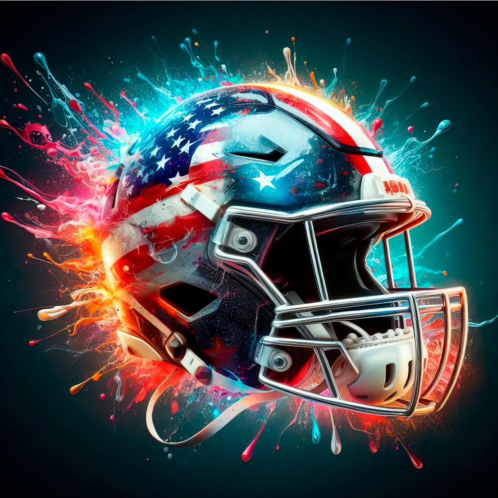 American Football Helmet
