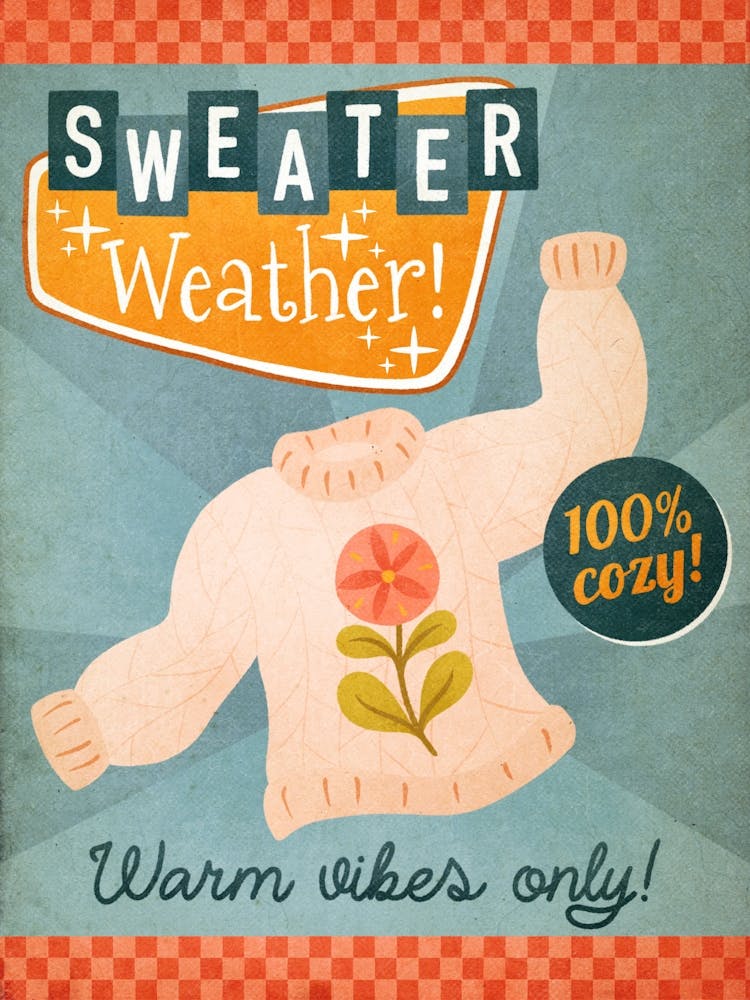 Mid Century Cosy Sweater Weather