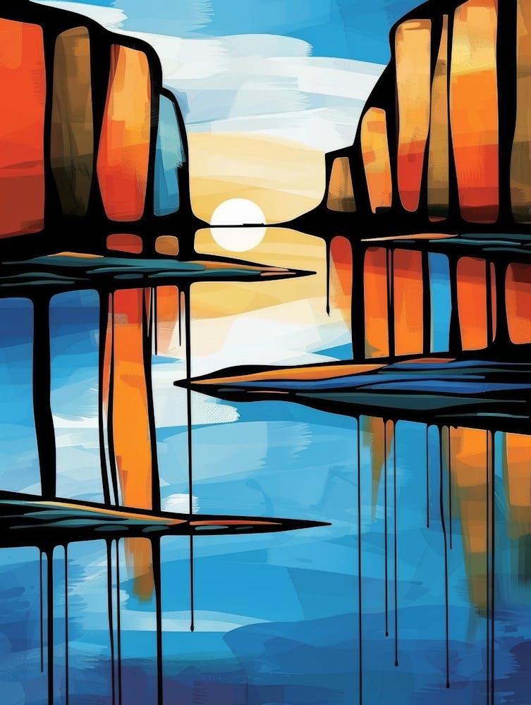 Sunset On The Water 1