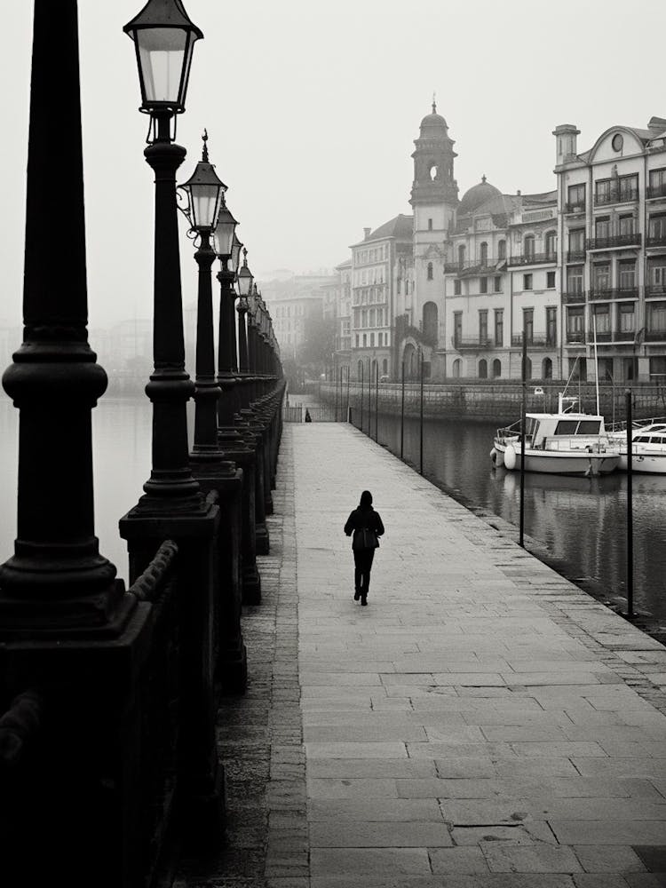 Santander, Spain, Black And White Analogue Photography 2