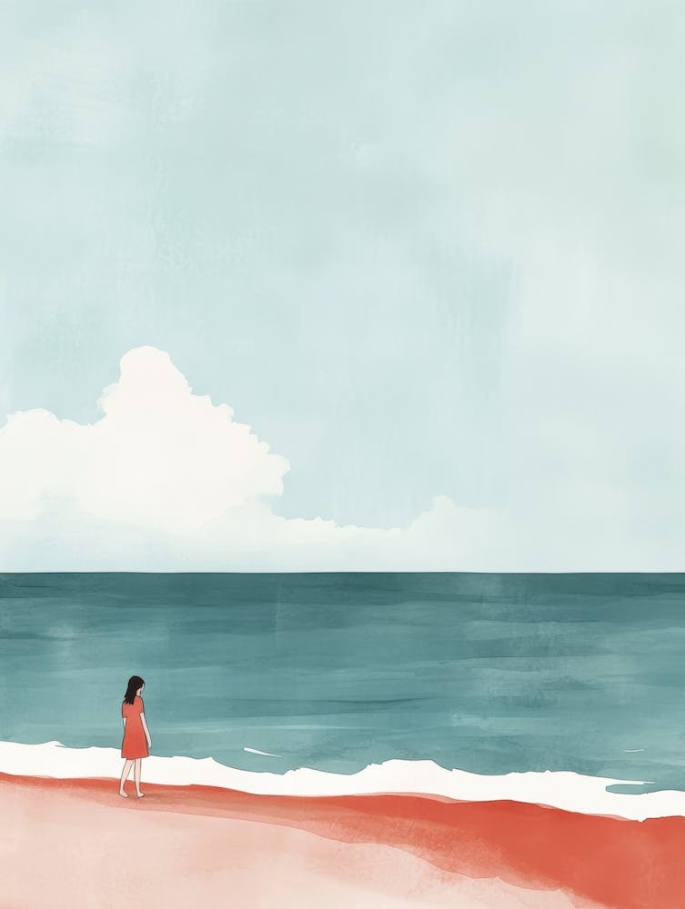 Girl At The Beach