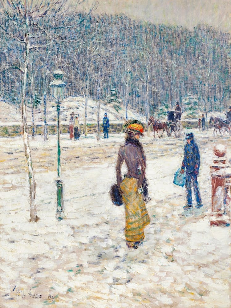 Claude Monet In The Snow 2