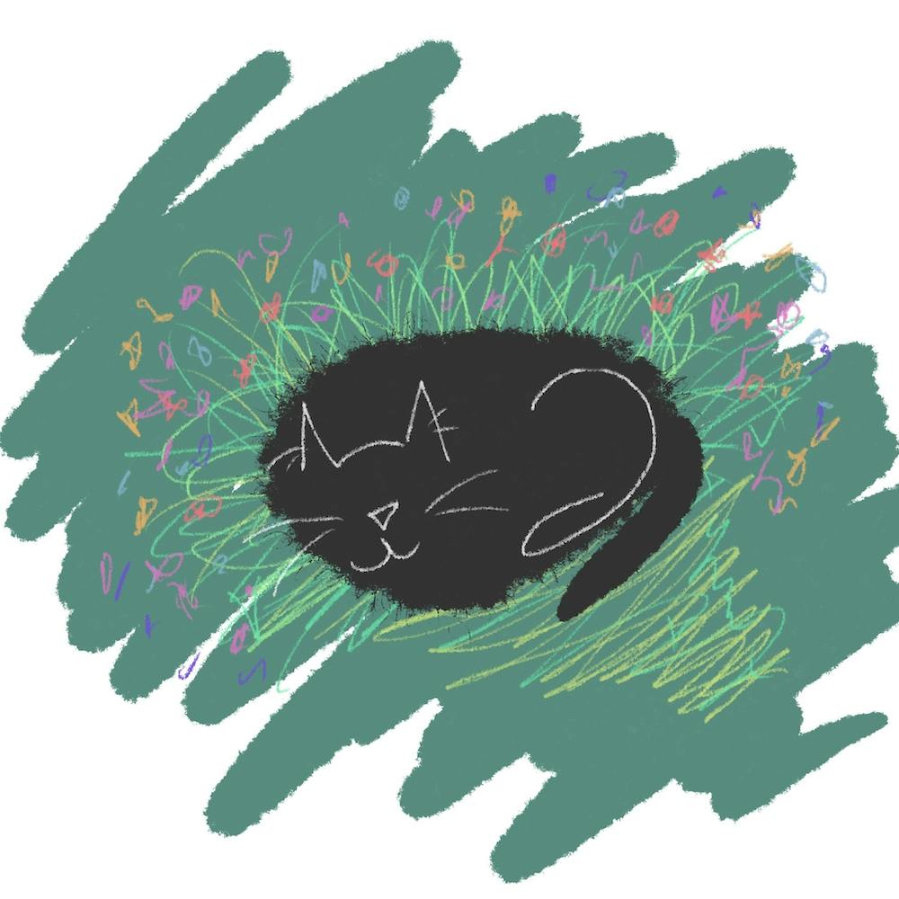 Cats garden- nap time 