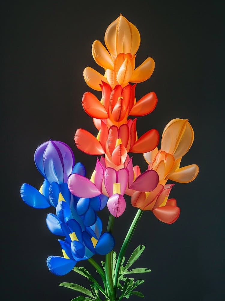 Bright Inflatable Flowers Bluebonnet 5